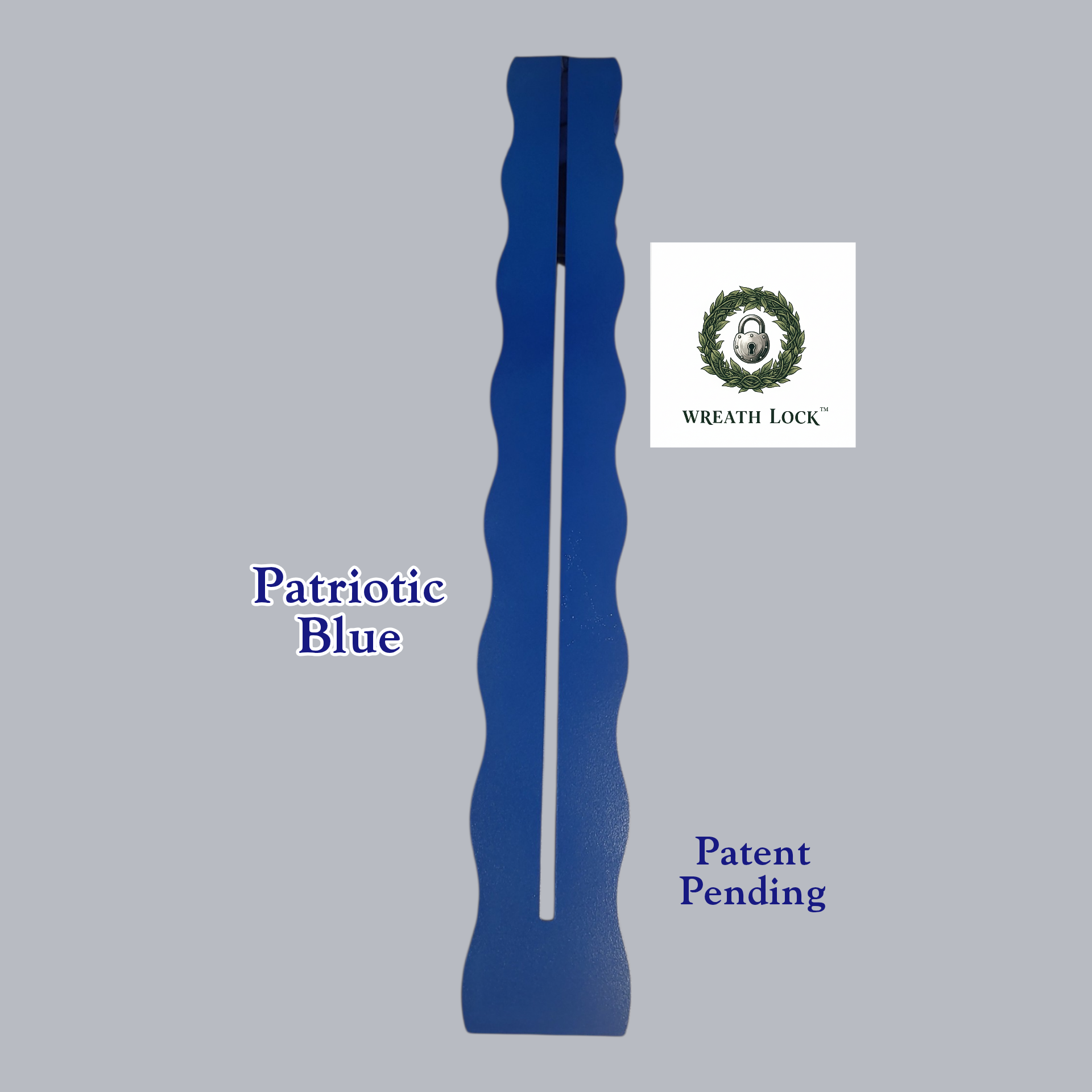 NEW Wreath Lock™ 12" Stainless Steel Anti-Theft Wreath Hanger – Wave Design-Colored options