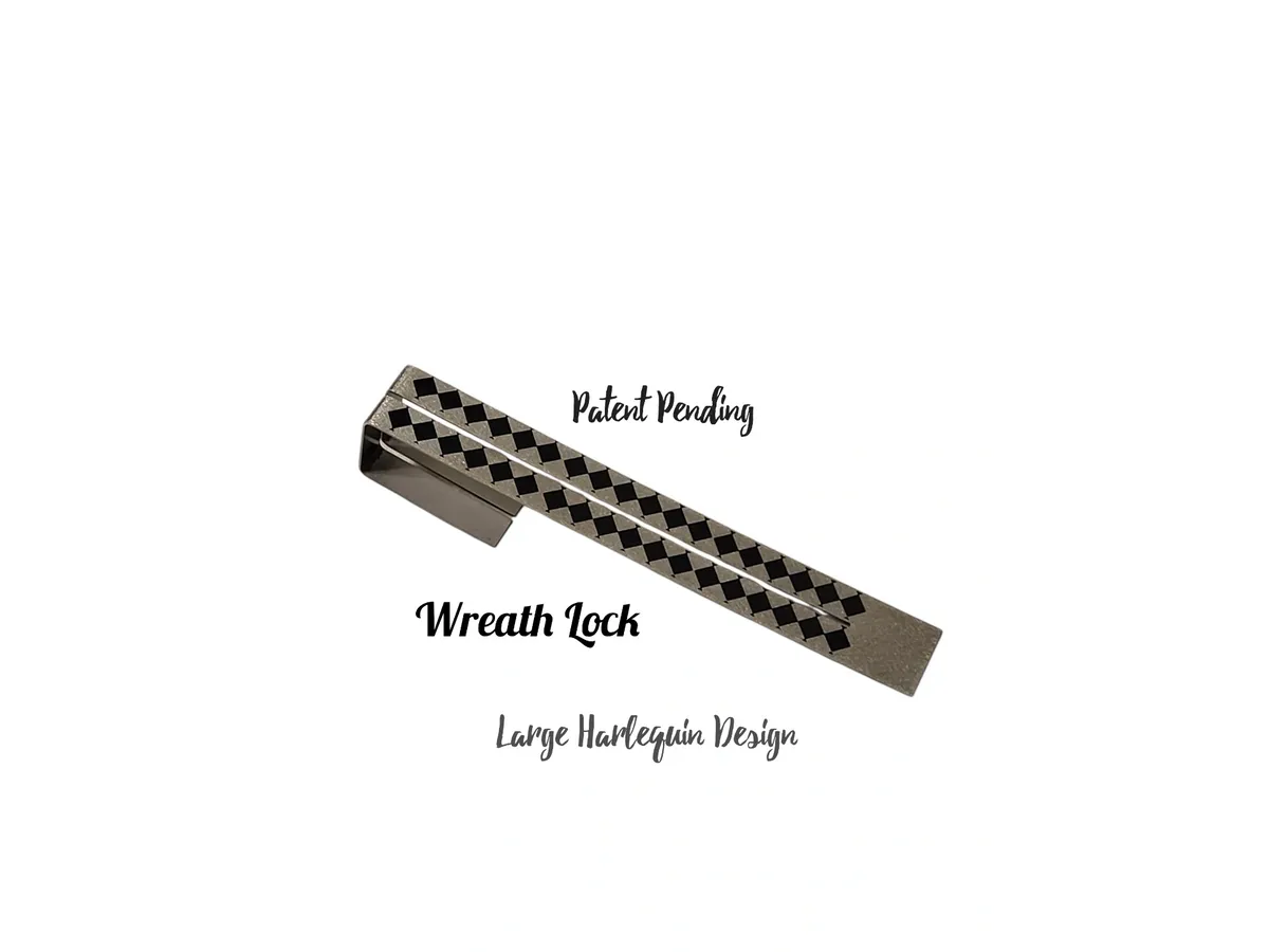 Original 11" Length Wreath Lock- Engraved Designs- Adaptor Included-Ready to ship!