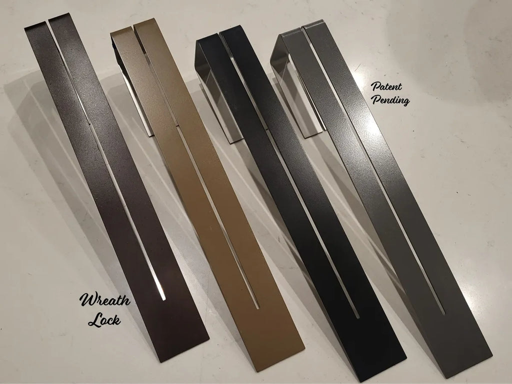 Original 11" Length Wreath Lock- Painted Hooks- Limited Edition Colors- (Adaptor Included)